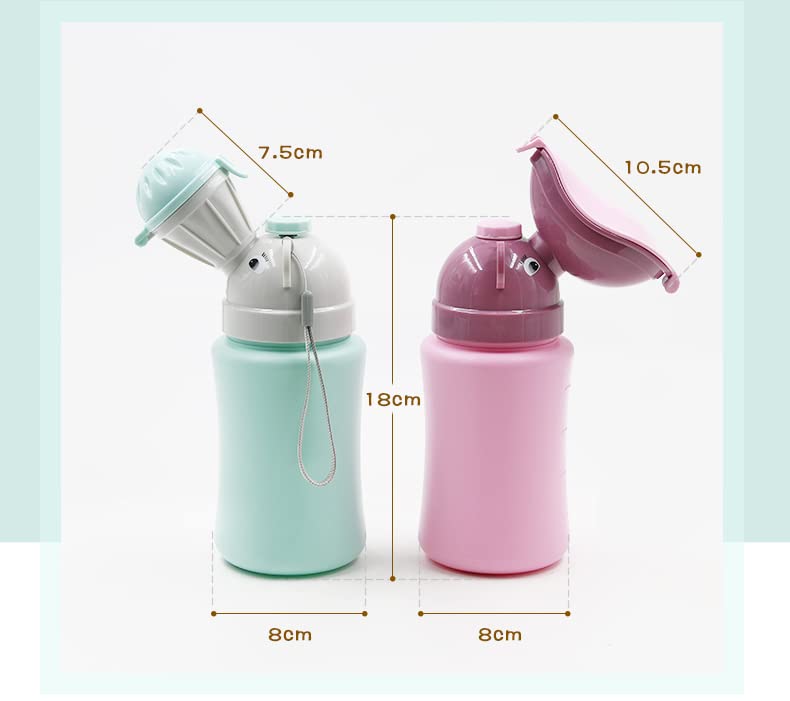 Portable Potty Travel for Car Travel Camping for Outdoor Car Travel Road Trip Camping Park Beach (Girl Pink)