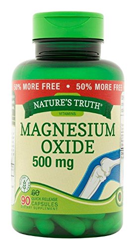 Nature s truth magnesium oxide 500 mg capsules, 90 coun…