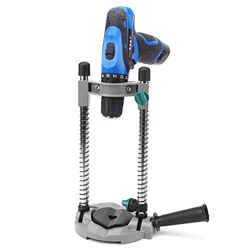 FTVOGUE Aluminum Alloy Drill Guide, Power Tool Accessories Stand 45 Degrees Adjustable Electric Drilling Holder