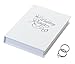 Lillian Rose Pillow Alternative Book Box Wedding Rings, Black