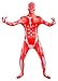 Sheface Muscle Spandex Full Bodysuit Zentai Hallowmas Costume (Medium, Muscle)