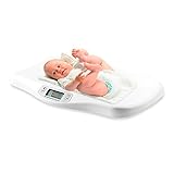 AFENDO® Electronic Digital Smoothing Infant , Baby and Toddler Scale -White