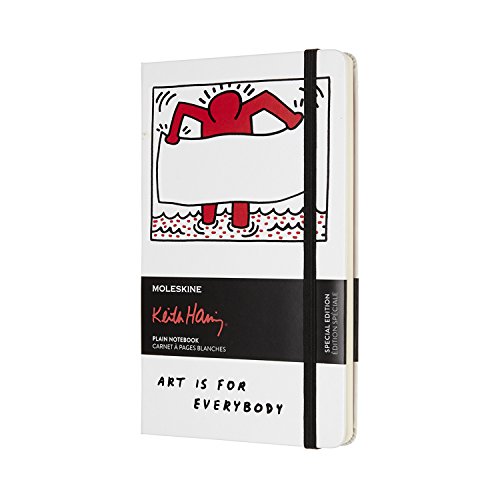 Moleskine Limited Edition Keith Haring Notebook Large Plain White (8055002854832)