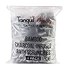 TranquilBeauty-Bath-Loofah-Shower-Scrunchie-Set-of-4-Black-Mesh-Shower-Puffs-Exfoliating-Charcoal-Shower-Scrub-Shower-Pouf-For-Body-Back-Luxury-Shower-Sponge-Body-Puff-Bathing-Accessory TranquilBeauty Shower Sponge/Shower Puff - Set of 4 Sponges Bath - Gently exfoliate your body with our bath sponge for…