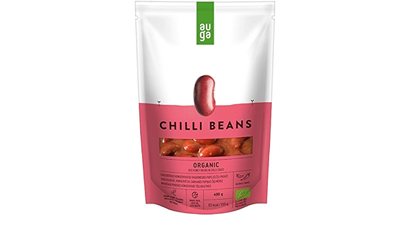 Auga Organic Red Beans in Spicy Sauce 400G  (4779039730382)