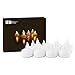 Novelty Place 12Pcs Waterproof Flameless Floating Tealights, LED Floating Candles Warm Yellow Flickering Tea Lights - Battery Operated Candles Decoration for Wedding, Christmas, Party, Pool, Pond