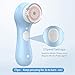 Liberex RF100 Facial Cleansing Brush - IPX7 Waterproof with 2 Brush Heads, USB Charging, Spin Face Brush for Deep Cleansing, Gentle Exfoliating and Massaging