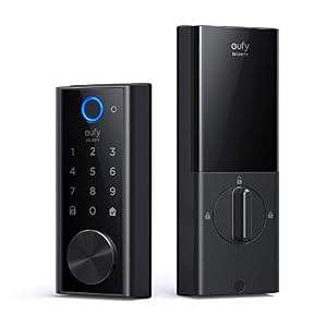 eufy Security Smart Lock Touch, Fingerprint Keyless Entry Door Lock, Bluetooth Electronic Deadbolt, Touchscreen Keypad…