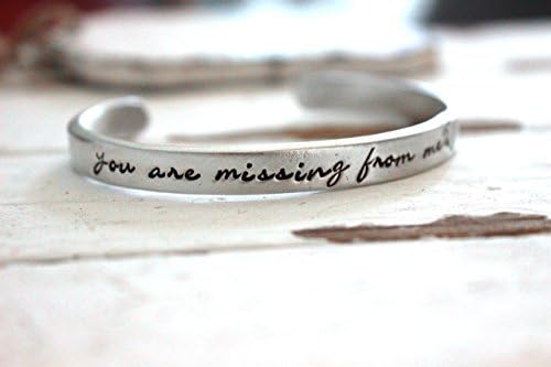 Baby Loss Memorial Bracelet Cuff Hand Stamped By Bliss Stamped Jewelry
