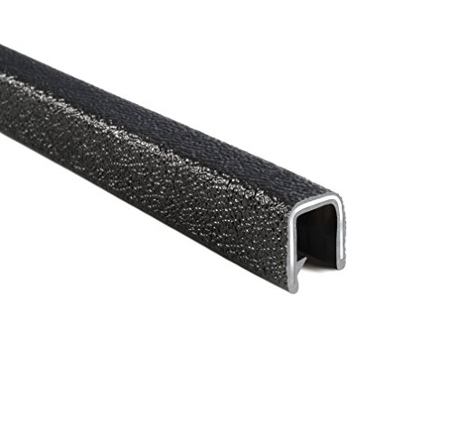 Trim-Lok 1375B3X3/8-25 PVC/Aluminum Edge Trim, 0.631" Height, Fits Edge 3/8", 25' Length