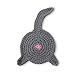 Crazy Cat Lady CAT Butt Crochet Drink Coaster Set Funny Cat Gifts for Cat Lover Gifts