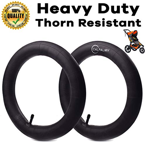 16'' x 1.5/1.75/1.95/2.125 Back Wheel Replacement Inner Tubes (2-Pack) for Graco Click/Go Jogging and BoB Revolution SE/Pro/Flex/SU - Made from BPA/Latex Free Premium Quality Butyl Rubber