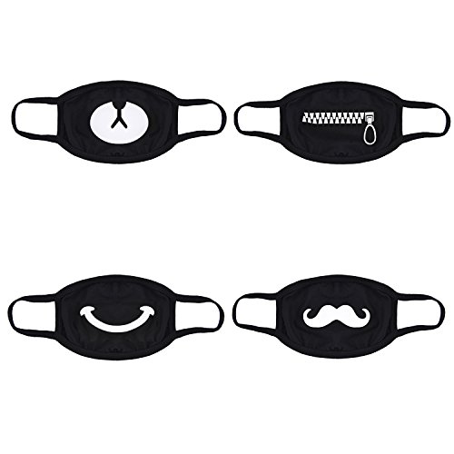 Aniwon Mouth Mask, 9PCS Cute Anti Dust Cotton Face Mask Unisex Kpop Mask for Men Women