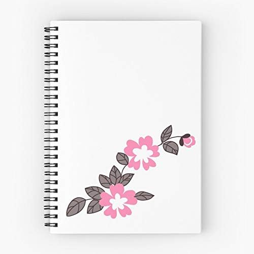 Flower Miraculous Cosplay Pattern Pink Ladybug Cute School Five Star Spiral Notebook With Durable Print