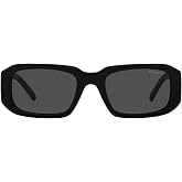 ARNETTE Man Sunglasses Black Frame, Dark Grey Lenses, 53MM