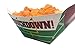 Oojami 6 Pack Football Touchdown Snack Bowls for Popcorn, Chips, Pretzels, and More – Reusable Plastic Party Bowls for Game Day, Tailgates, and Sports Events