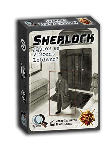 GM Games - Sherlock: Who is Vincent Leblanc Research Set, Grey (GDM Games GDM2096)