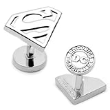 DC Comics Silver Superman Shield Cufflinks Standard