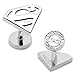 DC Comics Silver Superman Shield Cufflinks Standard