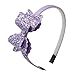 8Pcs Glitter Bows Headbands for Girls Children Sequin Hair Bows Hairbands School Girls Toddler Headband Hair Accessoires
