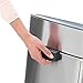Brabantia 10.6 Gal Kitchen Touch Trash Can New (Matt Steel FPP) Removable Lid, Soft-Touch Open, Garbage Can + Bags