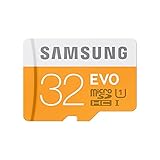 Samsung Evo MB-MP32DA/EU - Tarjeta de memoria micro SDHC de 32 GB (UHS -I Grade 1, Clase 10, con adaptador SD)