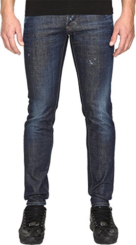 Dsquared2  men s slim stoner wash jeans in blue blue 50…