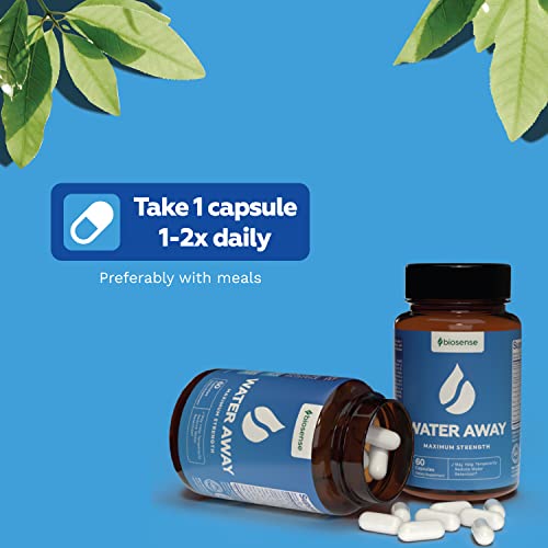 Natural Diuretic Water Away Pills Vitamin B6 Potassium & Dandelion Root