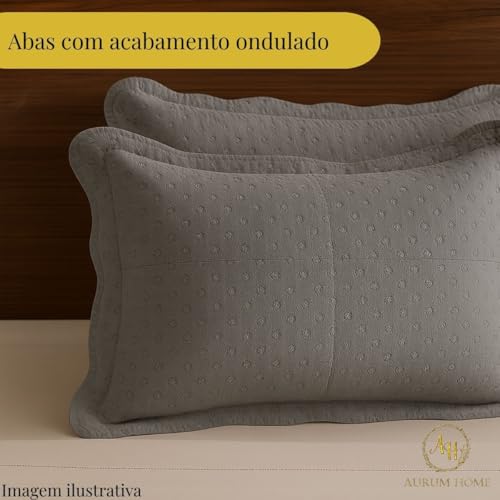 Cobre Leito Colcha Dupla Face Hipercal 400 Fios Ultra Macio (Cinza, Solteiro)