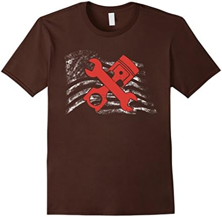Men's Diesel Mechanic T Shirt XL Brown