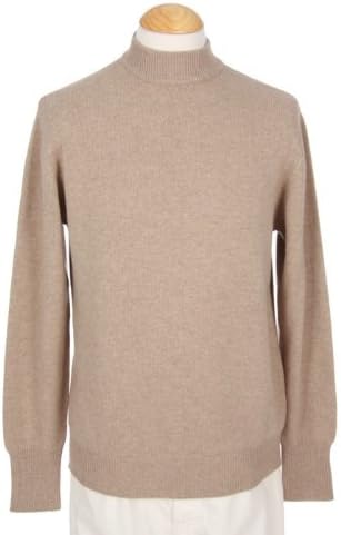 Men's Mock Turtleneck Cashmere Sweater