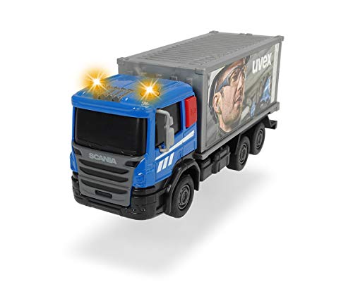 Dickie Toys Scania City Team, Müllauto, Müllwagen, Lastwagen, Müllabfuhr Kinder, 17 cm, 3-sort. – Bild 4