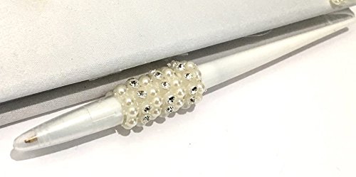 Mis Quince Anos Quinceanera Rhinestones Guest Book with Pink Rose Mirror Numbers Pen Set - Thumbnail 3