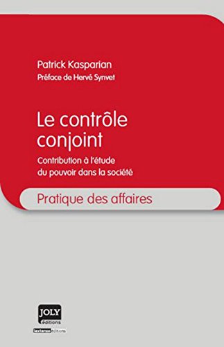 Le  contrôle conjoint