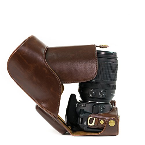 Buy MegaGear "Ever Ready" Protective Leather Camera Case, Bag for Nikon