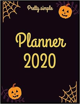 jcmc halloween 2020 Planner 2020 Pretty Simple Planner 2020 Planner 8 5 X 11 128 Pages Amazon Ca Aj Books Gallery Books jcmc halloween 2020