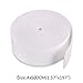 Gomake Adhesive Felt Tape Vinyl Squeegee Buffer White Self-Adhesive Soft Fiber Felt Roll for Vinyl Squeegee Replacement and Protecting Furniture Hard Surfaces DIY Adhesive-196.9 inch Length