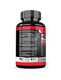 Testosterona de fuerza extra para hombres (60 capas) – Stamina natural, resistencia e impulso de...