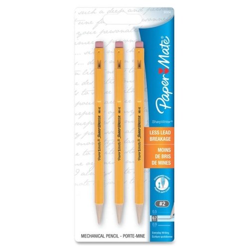 Buy Paper Mate Sharpwriter Disposable Pencil 2 Pencil Grade 0.7 mm Lead Size Yellow