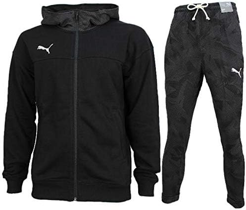 Amazon プーマ スウェット 上下 メンズ トレーニングウェア パーカー 03 ブラック 上下セット セットアップ Puma フィットネス トレーニング スウェット パーカー 通販