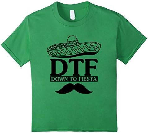 Kids Funny Partying Down To Fiesta Tshirts, Cool Latin Shirts 4 Grass