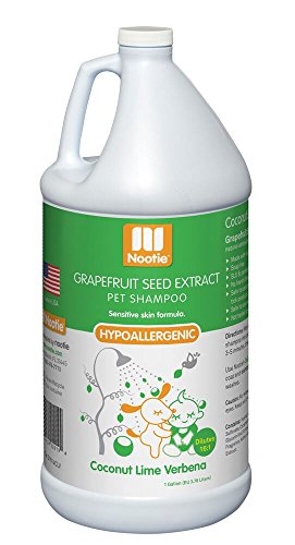 Nootie Hypo-Allergenic Pet Shampoo, Coconut Lime Verbena - 1 Gallon Size