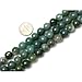 6mm Round Moss Agate Beads Strand 15 Inch Jewelry Making Beads