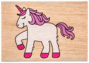 Cutesy Unicorn Rubber Stamp