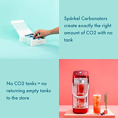Spärkel Beverage System Sparkling Water Maker No CO2 Tank Needed
