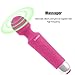 Luxsire Cordless Therapeutic Wand Massager Waterproof Elegant Power USB Rechargeable 8 Powerful Speeds & 20 Pulsating Patterns Vibration For Muscle Aches & Sports Recovery (Pink)