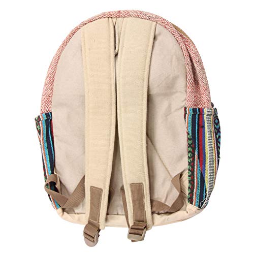 Freak Scene Rucksack - Hanf - Muster 03 - beige-bunt – Bild 7