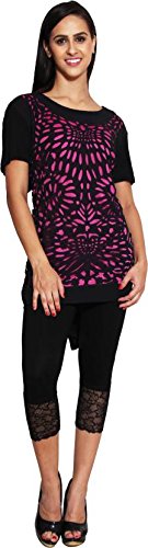 ch fashion woman black capri 12 to 15 years