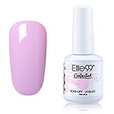 Qimisi Soak-off Gel Polish Lacquer Nail Art UV LED Manicure Varnish 15ml Light Pink
