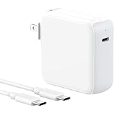 Charger for MacBook Air MacBook Pro 13 14 15 16 inch 2025 2024 2023 2022 2021 2020, M1 M2 M3 M4 Laptop 70W USB C Power Adapter, iPad, LED, 6.6FT USB-C Cable, Charging as Fast as Original Quality